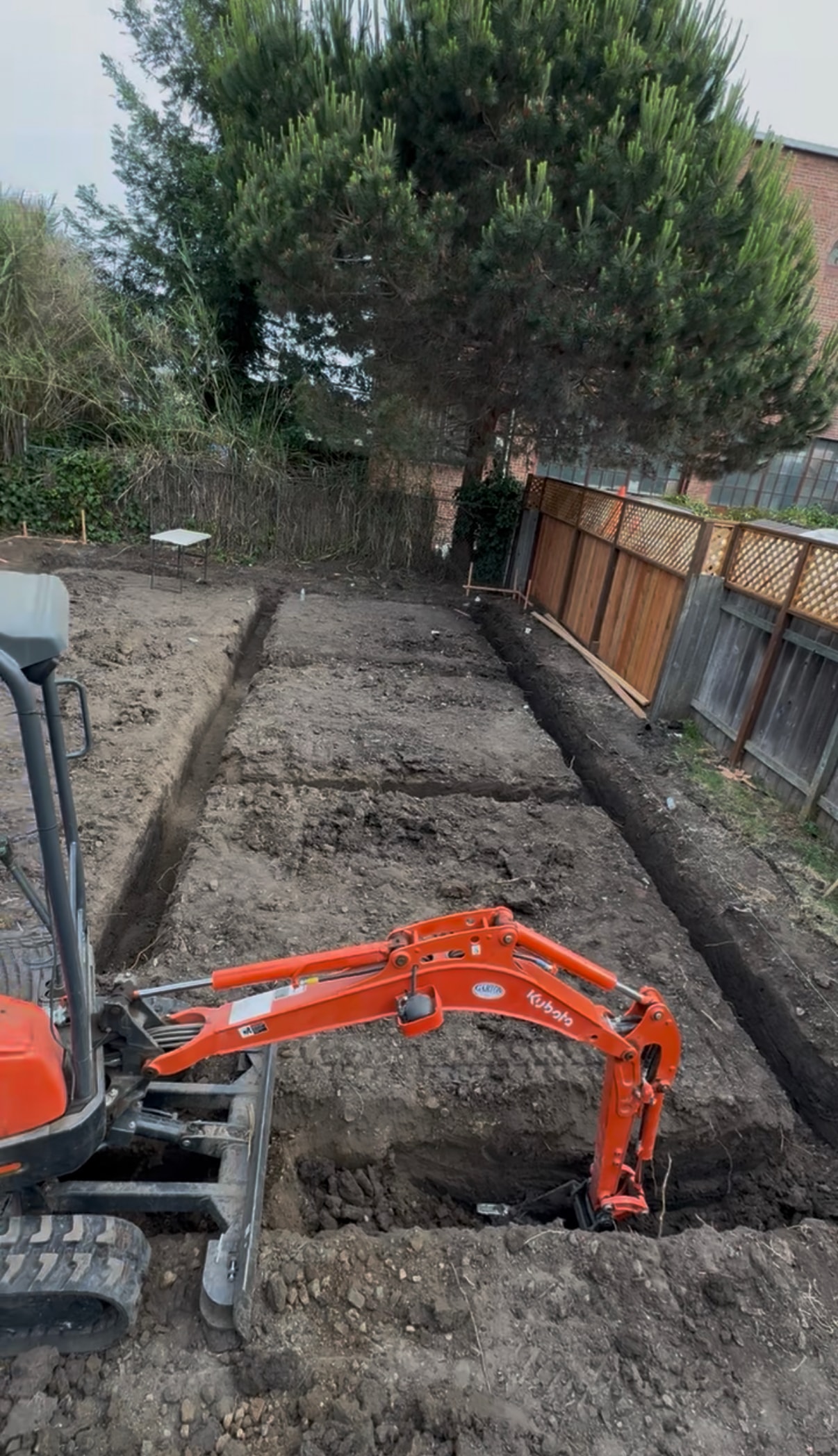resindential foundation excavation